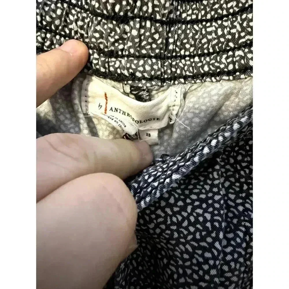 Anthropologie Gray White Speckle Lyocell Joggers XS - Picture 5 of 7